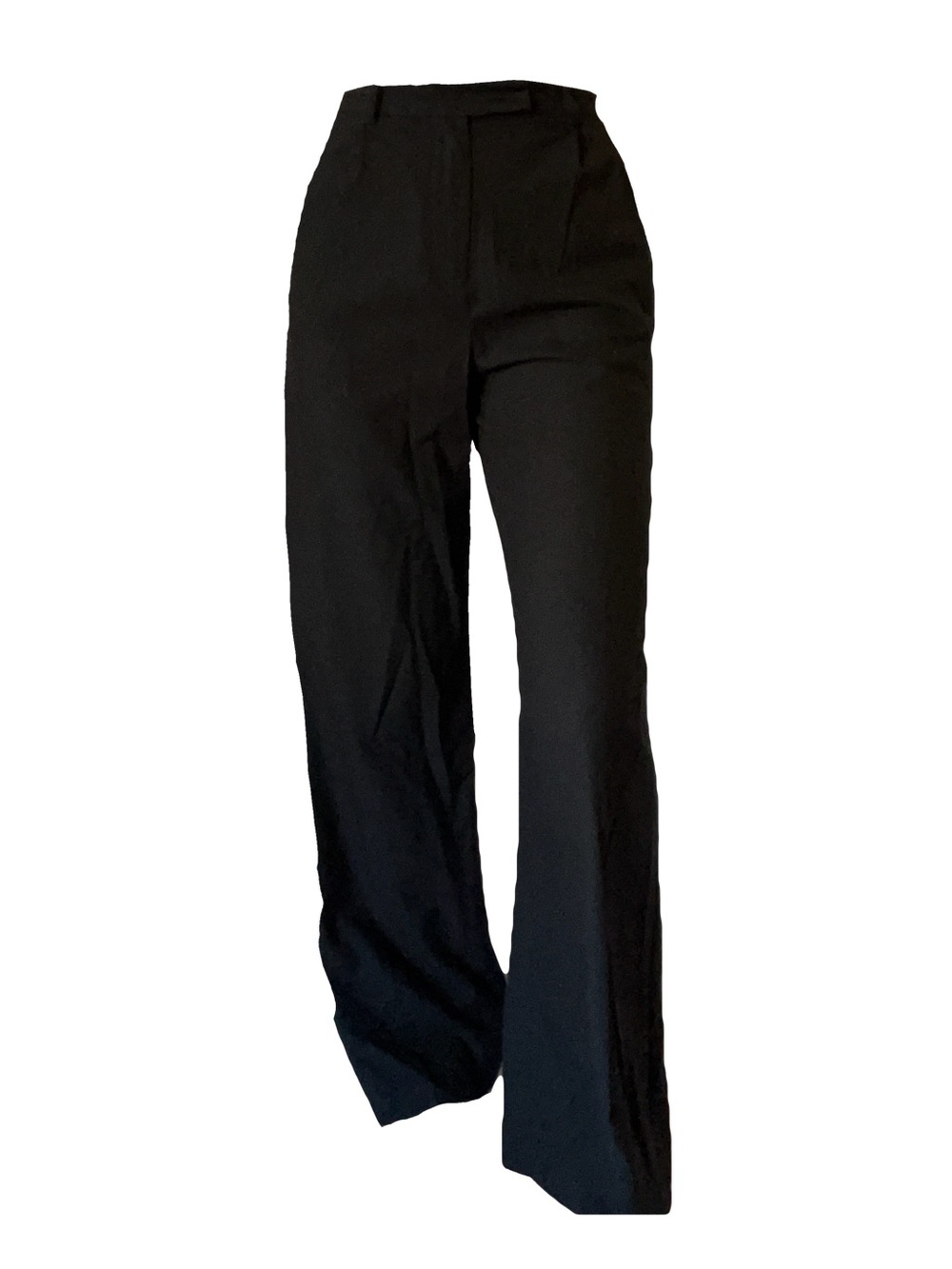 Zara Black High-Rise Wide-Leg Trousers